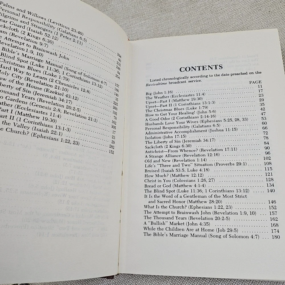 Revivaltime Pulpit No 21 Hardcover Book 1977‎ Assemblies of God Sermons CM Banks